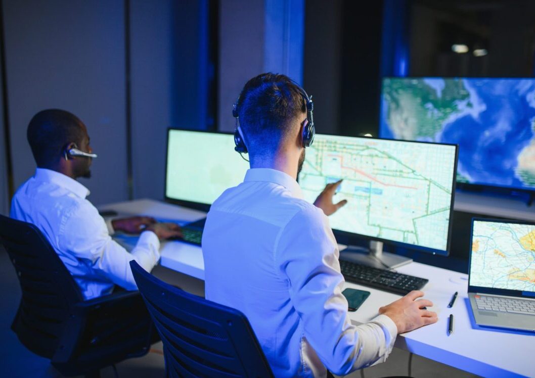 Dispatching,Support,Centers,For,Freight,Transportation.,Logistics,And,Navigation,Of